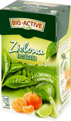 BIG ACTIVE Green tea with mandarin and lime