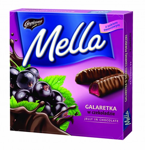 Goplana Mella jelly in chocolate currant 190g