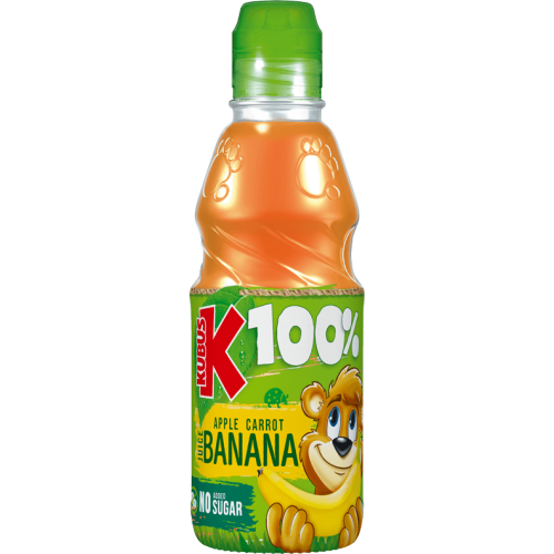 KUBUS 100% banana-carrot-apple 330ml