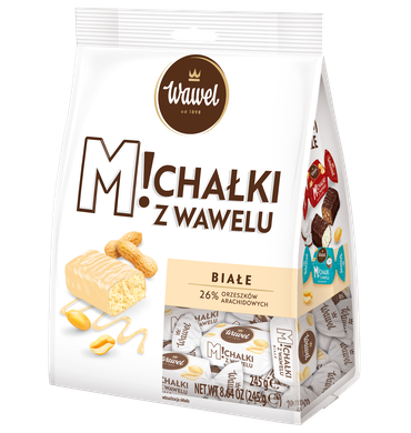 Wawel Michałki  White Candies in a white coating 245 g