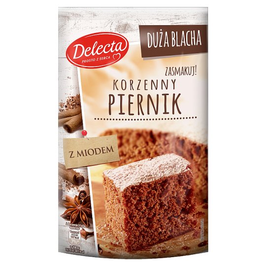 Delecta Large Sheet of Spicy Gingerbread 680 g