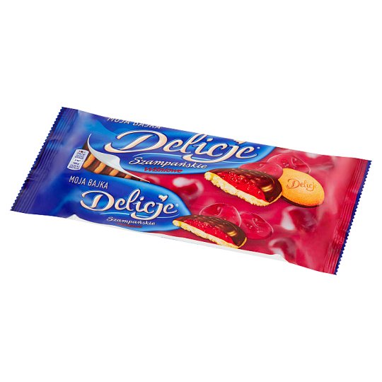 Wedel Delicje Biscuits with cherry jelly coated with chocolate 147 g