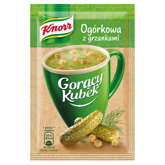Knorr Goracy Kubek Ogorkowa Pickle Soup 13 g Polish Shop Online