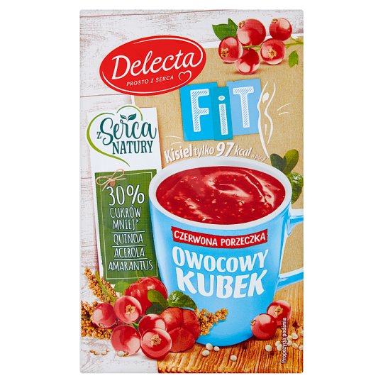 Delecta Fruit cup Fit Red Currant Jelly 26 g