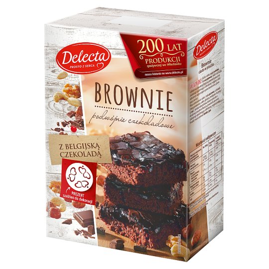 Delecta Brownie Powder Cake 550 g