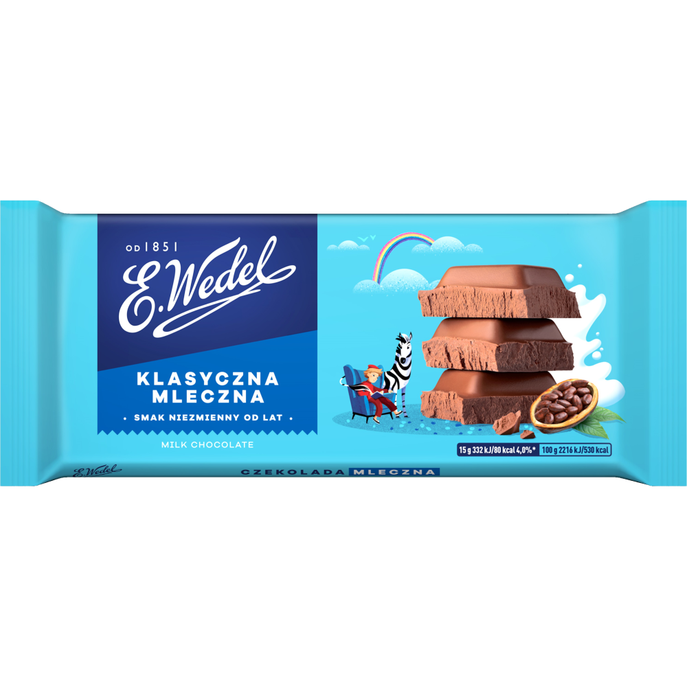 WEDEL MILK CHOCOLATE 90G Polish Shop Online