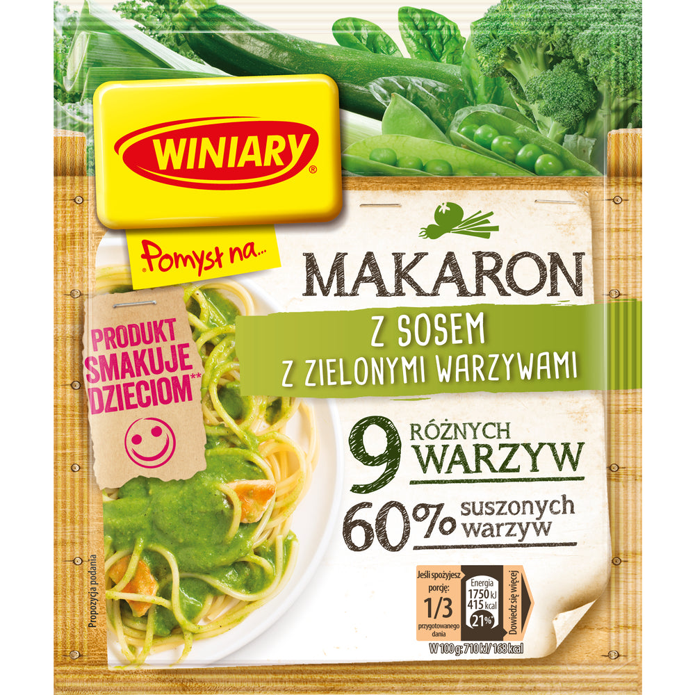 Winiary Idea for ... Pasta with sauce with green vegetables 35 g