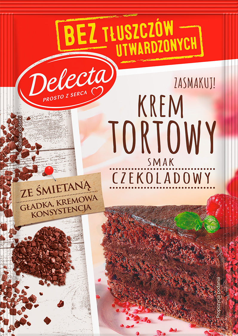 Delecta Chocolate cake cream 122g