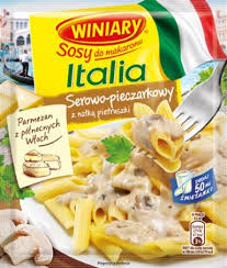 Winiary Italia pasta sauces - cheese and mushroom sauce with parsley 29g