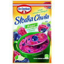 DR. OETKER SŁODKA CHWILA FRUIT JELLY WITH PIECES OF FRUIT FOREST FRUIT FLAVOR 31.5 G