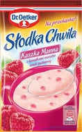 DR. OETKER SWEET MOMENT PORRIDGE SEMOLINA WITH RASPBERRIES 49 G