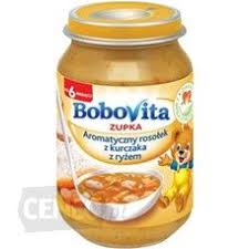 Bobovita soup Chicken broth soup with rice 190g