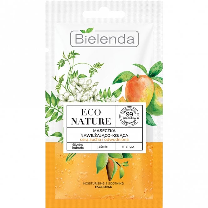 BIELENDA ECO NATURE Moisturizing mask Bielenda Eco Nature Cockatoo Plum + Jasmine + Mango Moisturising 8g