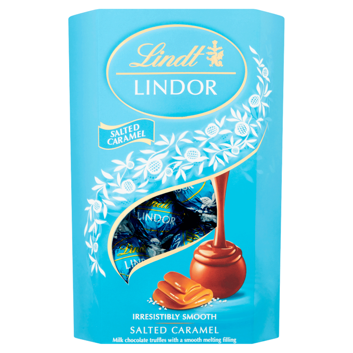 Lindt Lindor Salted Caramel Chocolate Truffles Box 200g
